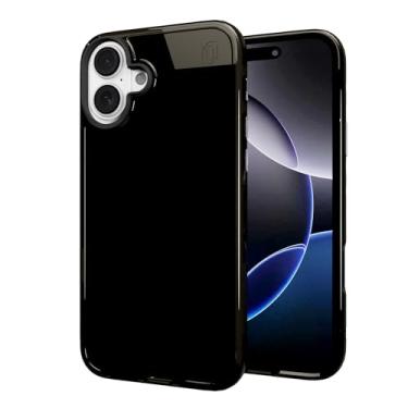 Imagem de cellhelmet Capa Altitude X projetada para iPhone 16 Plus em preto ônix | Certificado de teste de queda de 3 metros | Durável à prova de choque e queda | Como visto no Shark Tank
