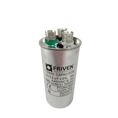 Imagem de Capacitor Duplo 35 + 2,5 Uf 440valumínio Cbb65 - Friven Único
