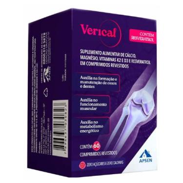 Imagem de Suplemento Verical Com 60 Cpr Revestidos Sem Sabor - Apsen