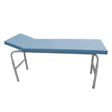 Imagem de Maca Mesa Exame Clínico 80x55x180cm Esmaltada Azul Céu - Metal Solutio