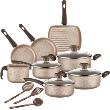 Imagem de Conjunto de Panelas 11 Pçs Bianco c/Grill - DITALIA PANELAS