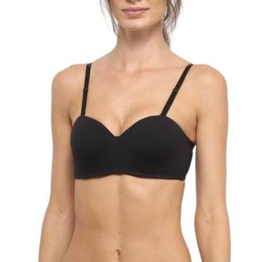 Imagem de Sutiã Top Com Bojo Casca Adulto sem alça Trifil (Q05565), Preto, 46