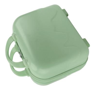 Imagem de Mala de mão de viagem pequena de 35,5 cm, estojo rígido portátil para passageiros frequentes, ABS, Verde Matcha