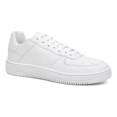 Imagem de Tênis Force F1 White  Casual - Sem Marca, Branco, 40