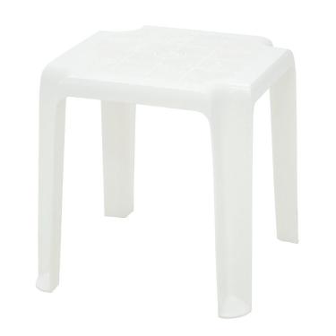 Imagem de Mesa De Apoio Tramontina Pituba Basic Em Polipropileno Branco Tramontina