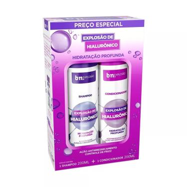 Imagem de Kit Duo Shampoo + Condicionador Explosão de Hialurônico Beleza Natural - 200ml