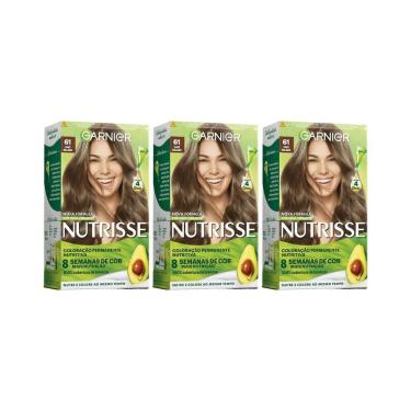 Imagem de Coloraçao Nutrisse 61 Louro Cinza Escuro-Kit C/3Un