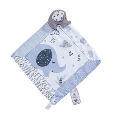 Imagem de Naninha Com Prendedor Para Bebê Paninho Em Plush - miguel Baby, Elefan