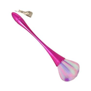 Imagem de Pincel Grande Para Blush Em Pó Em Ouro Rosa, Ferramenta Cosmética Prof