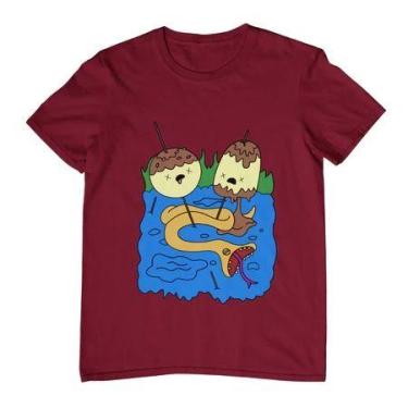 Imagem de Camiseta Estampada Unissex Hora da Aventura Marceline e Princesa Jujub