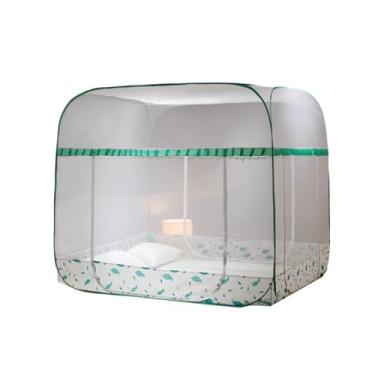 Imagem de Tenda de mosquiteiro dobrável de poliéster com redes mosquiteiras respiráveis para barraca mosquiteira leve