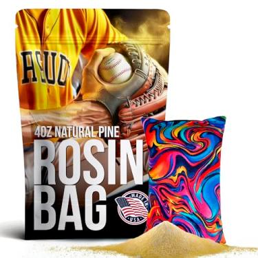 Imagem de Sacos de resina para aderência extra | Bolsa de resina para alcatrão de beisebol | Pó de resina de tênis | Punho de mastro de mãos secas para pole dance | Pó de resina de pinho para boliche | Saco de 118 ml (redemoinho arco-íris)