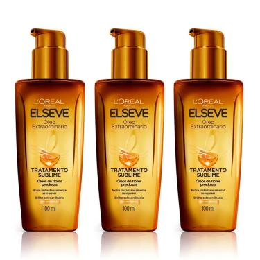 Imagem de Kit 3 Óleo Capilar Elseve Extraordinário 100ml cada