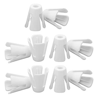 Imagem de 10 Pcs Plástico Bobina Garra Cone Holder Thread, Resistente Durável Leve Máquina de Costura Thread Rack Clips, Peças de Reposição Ideal para Máquina de Costura Industrial Com