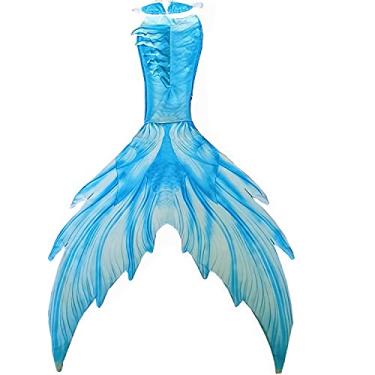 Imagem de Fabulous Mermaid Dress for Adult Women Men Mermaid Costume with no Flipper Beach Mermaid Swimsuits Bikini Sets