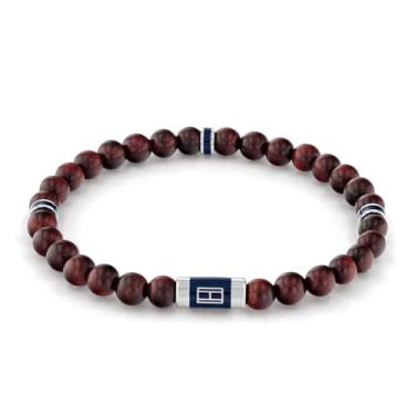 Imagem de Tommy Hilfiger Conta masculina, com contas, standard, Aço inoxidável, Sem Pedra Preciosa