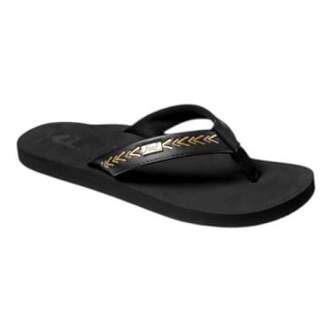 Imagem de REEF Chinelo feminino Beachbreak, Preto, 5