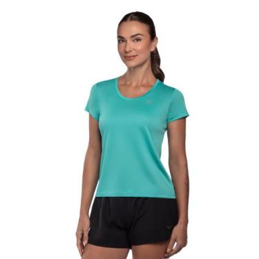 Imagem de Camiseta de Corrida Feminina Mizuno Nirvana, Azul, G