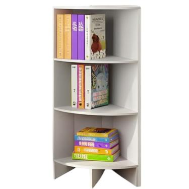 Imagem de Armário Cantoneira Prateleira Para Comércio Casa MDF Branco 110x45x45cm