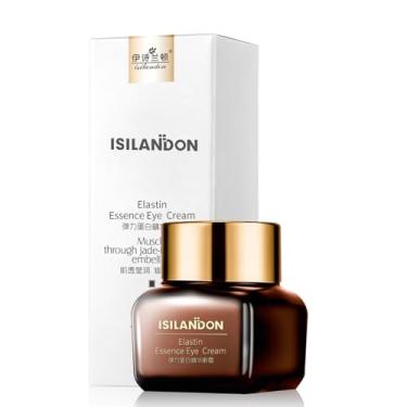 Imagem de ISILANDON Creme Para Os Olhos Elastin Essence, Solução Antienvelhecimento Unissex Olheiras, Inchaço E Rugas, 0,56 Oz