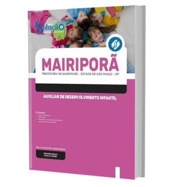 Imagem de Apostila Mairiporã Sp - Auxiliar De Desenvolvimento Infantil - Editora