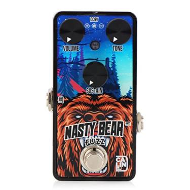 Imagem de Caline Pedal De Efeito Guitarra Nasty Bear Classic Fuzz G014 Com Revestimento Em Liga Alumínio