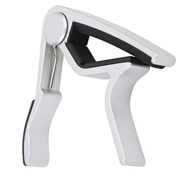 Imagem de Capo Mudar Alumínio Rápido para Guitarra Acústica/elétrica U Bass Violino Banjosilver Guitar Capometal Capoacoustic Guitar Capng (Prata)