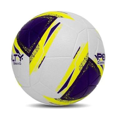 Imagem de Bola penalty bravo campo xxiv, U, Branco amarelo roxo