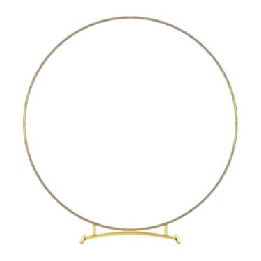 Imagem de Sclmgo Centro de Mesa Redondo com Arco Floral de Metal para Festa de Formatura