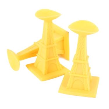 Imagem de Cffuvros 3Pcs Lavar Máquina Porta Prop, Inodoro, Scratch Imune, Redução de Ruído, Fade Imune Silicone Front Load Washer Door Prop for Bathroom Quarto (Yellow)