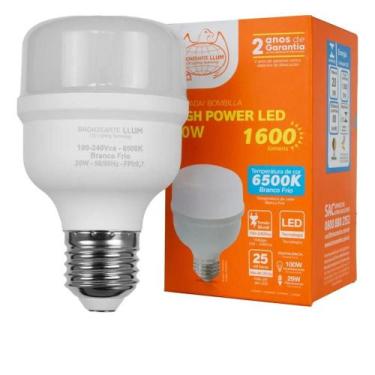 Imagem de Lampada Led Bronzeart 20w Hp 6500k Branca - BRONZEART INDUSTRIA E COME