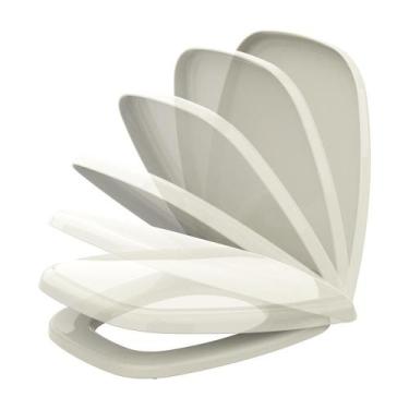 Imagem de Assento Fit Versato Tampa de Vaso Celite Soft Close Cinza Tupan