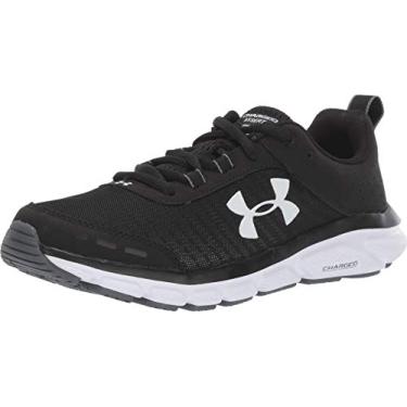 Imagem de Under Armour Tênis de corrida feminino Charged Assert 8, Preto/branco, 6
