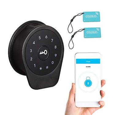 Imagem de COLOSUS NDL636 Smart - Fechadura de porta de entrada sem chave, tela sensível ao toque funciona com h app para controlar e conceder acesso para casa, escritório, propriedades de aluguel, negócios
