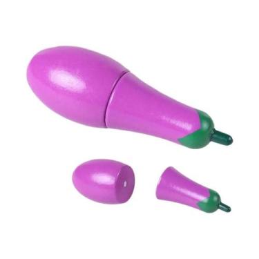 Imagem de Brinquedo Educativo De Cozinha De Faz De Conta Com Frutas E Vegetais D