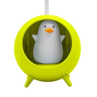 Imagem de Abajur LED Portátil com Braço Flexível – Luminária Recarregável USB para Escritório, Quarto e Mesa de Estudo - Patinho Cor: Verde