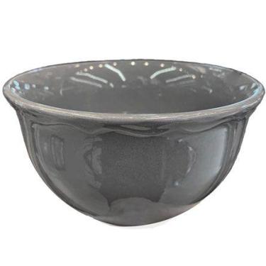 Imagem de Bowl De Cerâmica Blooming Branco Ou Cinza 15 Cm - WELLMIX, CINZA