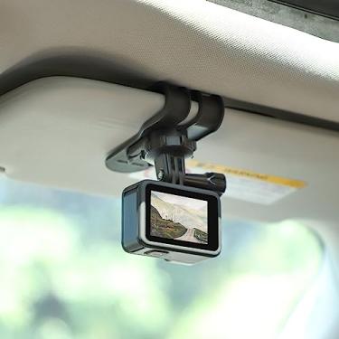 Imagem de Lupholue Suporte De Clipe Para Viseira Sol Carro Com Liberação Rápida Compatível Gopro Hero 12, 11, 10, 9, 8, 7, Session, Apeman, Xiaomi Yi, Sjcam, Dji, Insta 360 E A Maioria Das Câmeras Ação