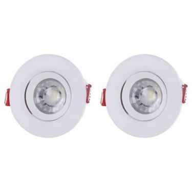 Imagem de Spots LED Redondo Embutir Teto 3W 6500K Branco Frio - TRAMONTINA