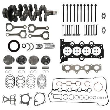 Imagem de Kit de reconstrução de motor G4FJ 1.6L G4FJ, pistões de virabrequim e conjunto de parafusos de cabeça de cilindro de rolamento do motor adequado para Hyundai Kia Kona Veloster Forte5 Veloster 2013