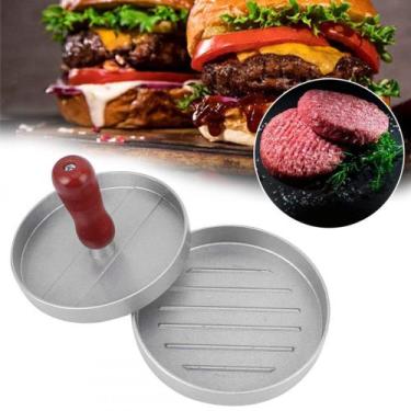 Imagem de Forma Hambúrguer Gourmet Alumínio Caseiro - Hambúrguer Perfeito - Cari