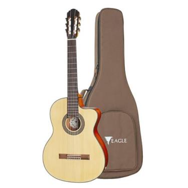 Imagem de Violão Eletroacústico Eagle CH800 STNT Nylon