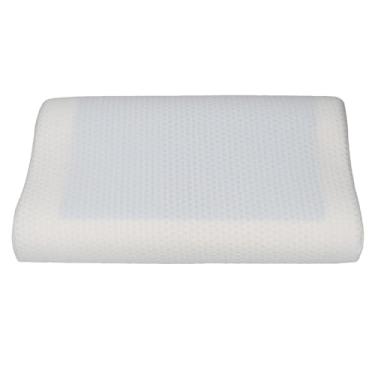 Imagem de Travesseiro cervical okjhfd para alívio da dor no pescoço, travesseiro de espuma de memória ondulado design de gel de refrigeração travesseiro de dormir para o pescoço para casa e
