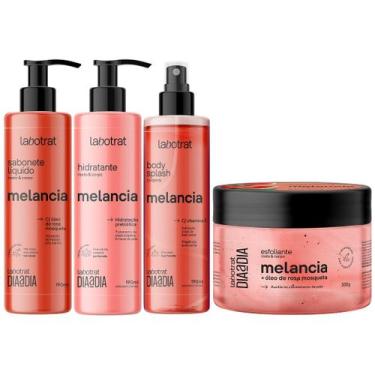 Imagem de Kit Banho Premium Labotrat Melancia Completo 4 Produtos C/ Body Splash