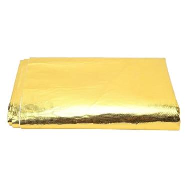 Imagem de QccHieUs Fita de Proteção Térmica de 99 X 119 Cm, com Suporte Autoadesivo, Leve, para Portas, Capôs, Resistente a Altas Temperaturas, Filme de Isolamento Térmi