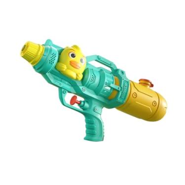 Imagem de Yunhgft Brinquedo Aquático, Portátil, Multifuncional, Leve, Alcance de 5 a 8 M, Acessórios, Jogo Aquático, Brinquedo de Luta para Jardim, Praia, Ao Ar Livre, Pato Verde