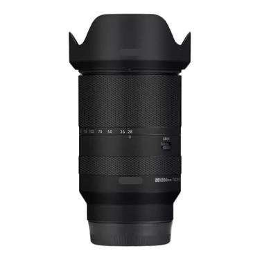 Imagem de Adesivo de câmera antiarranhões com tampa de lente para Tamron 28-200 mm adequado para Sony Mount película protetora protetor de corpo decalque 28-200 (preto fosco)