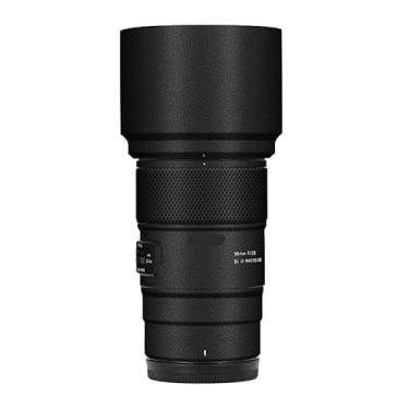 Imagem de Adesivo protetor de câmera de película de vinil para lente para Tamron 90 mm F2.8 adequado para Nikon Z Mount Protector Coat Accessories 90 2.8 (couro preto)