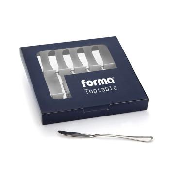 Imagem de Kit 6 Espátulas Patê Manteiga Midas Toptable Aço Inox Forma