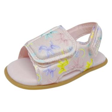 Imagem de Sandália Infantil Menina Unicórnio Conforto Afeto Bibi